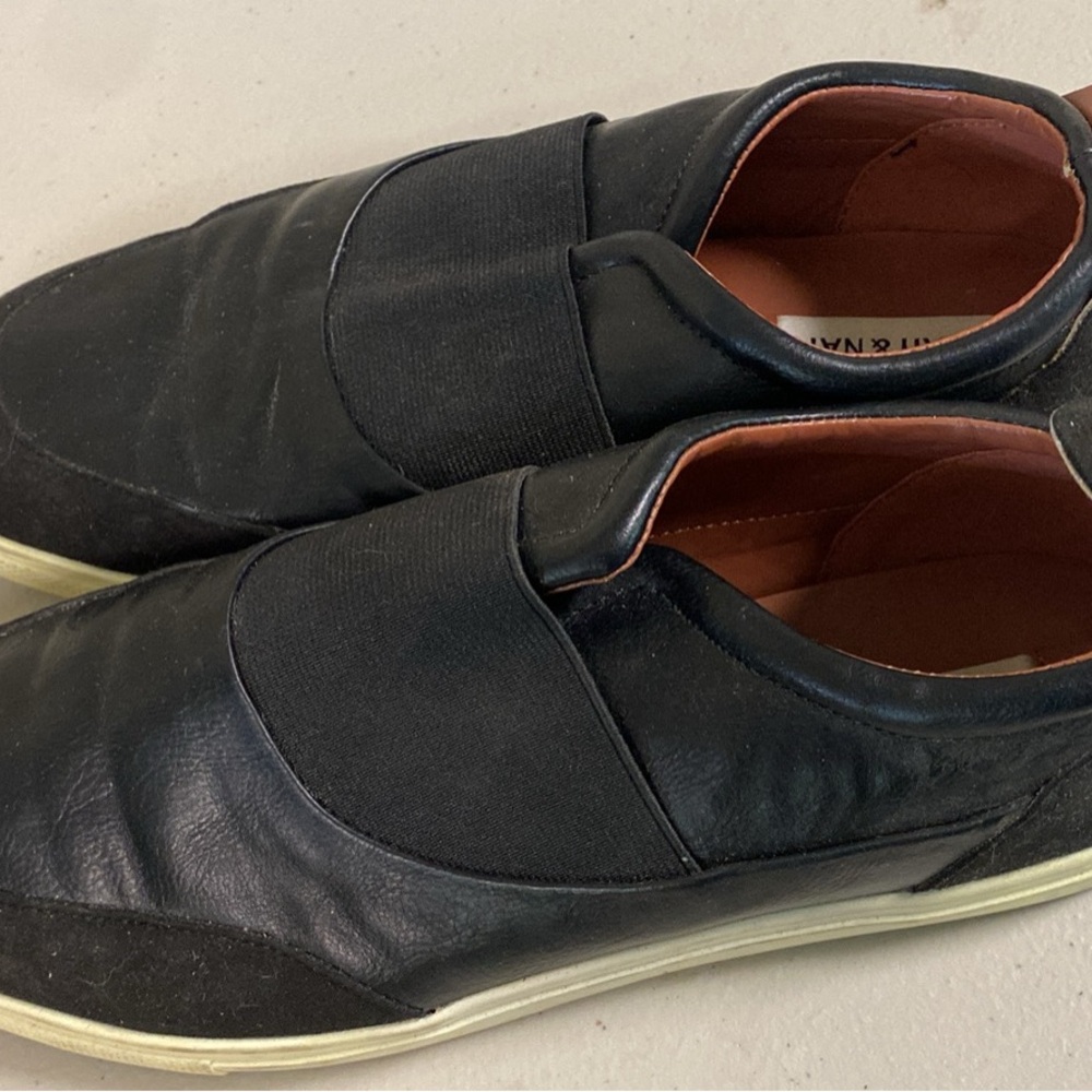 Women's Black Slip-On Loafers